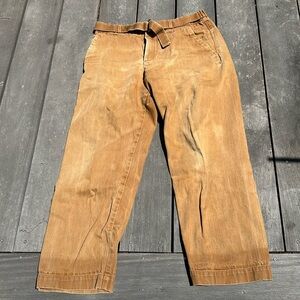 Barena Venezia heavyweight fabric ladies pants size 48 camel colored (38 US)